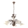 ONLI - Luster na lancu LUCREZIA 5xE14/6W/230V bronzana