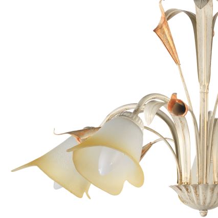 ONLI - Luster na lancu LUCREZIA 5xE14/6W/230V kremasta