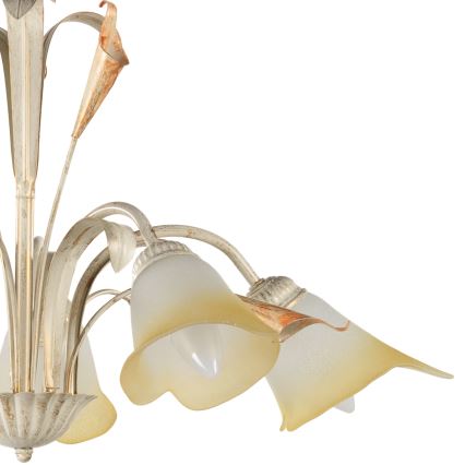 ONLI - Luster na lancu LUCREZIA 5xE14/6W/230V kremasta