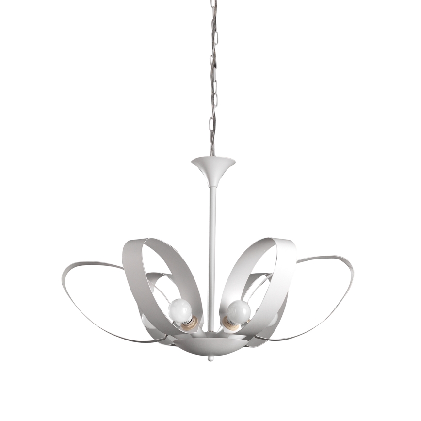 ONLI - Luster na lancu SERENA 6xE14/6W/230V bela