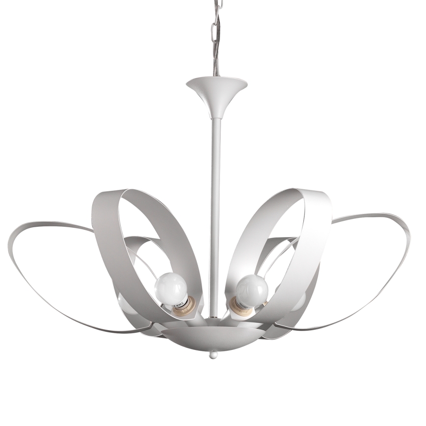 ONLI - Luster na lancu SERENA 6xE14/6W/230V bela