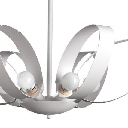 ONLI - Luster na lancu SERENA 6xE14/6W/230V bela