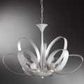 ONLI - Luster na lancu SERENA 9xE14/6W/230V bela