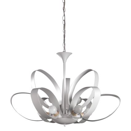 ONLI - Luster na lancu SERENA 9xE14/6W/230V bela