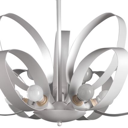 ONLI - Luster na lancu SERENA 9xE14/6W/230V bela