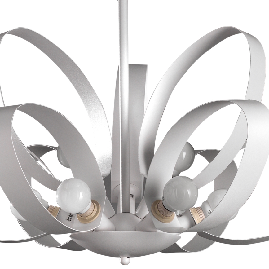 ONLI - Luster na lancu SERENA 9xE14/6W/230V bela