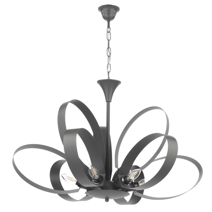 ONLI - Luster na lancu SERENA 9xE14/6W/230V crno