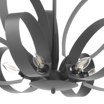 ONLI - Luster na lancu SERENA 9xE14/6W/230V crno