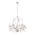 ONLI - Luster na lancu TERESA 5xE14/6W/230V bela
