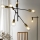 ONLI - Luster na sajli CROSS 6xE27/22W/230V crno/mesing