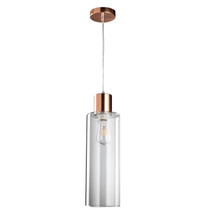 ONLI - Luster na sajli DODO 1xE27/22W/230V bakrena