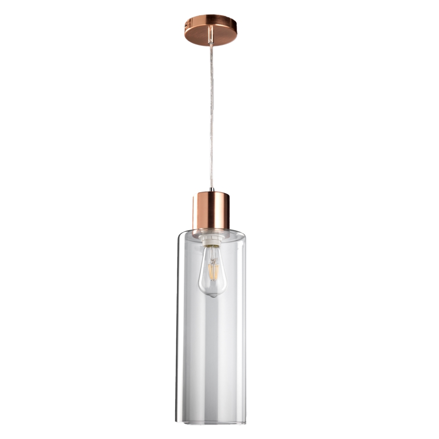 ONLI - Luster na sajli DODO 1xE27/22W/230V bakrena