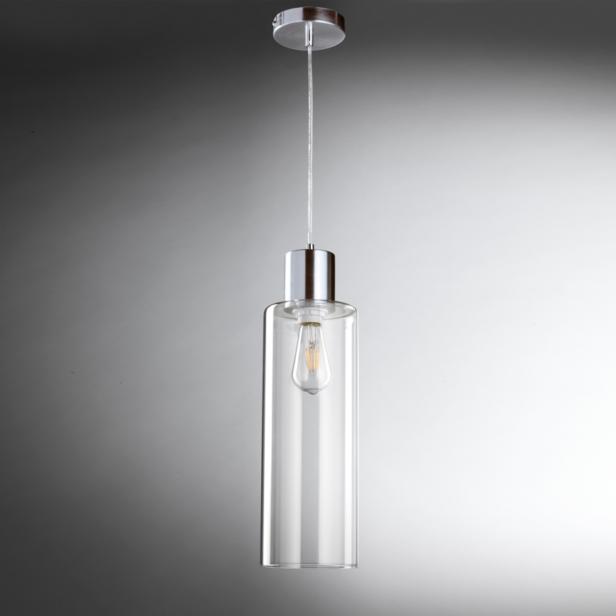 ONLI - Luster na sajli DODO 1xE27/22W/230V sjajni krom