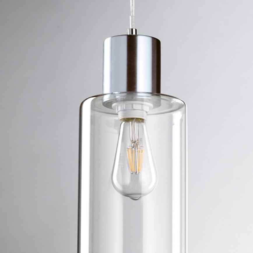 ONLI - Luster na sajli DODO 1xE27/22W/230V sjajni krom