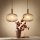 ONLI - Luster na sajli DOROTY 1xE27/22W/230V pr. 30 cm