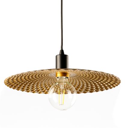 ONLI - Luster na sajli GOLDEN 1xE27/22W/230V zlatna/crno