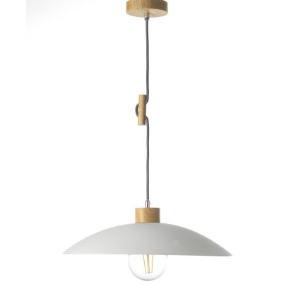 ONLI - Luster na sajli OHANA 1xE27/22W/230V hrast
