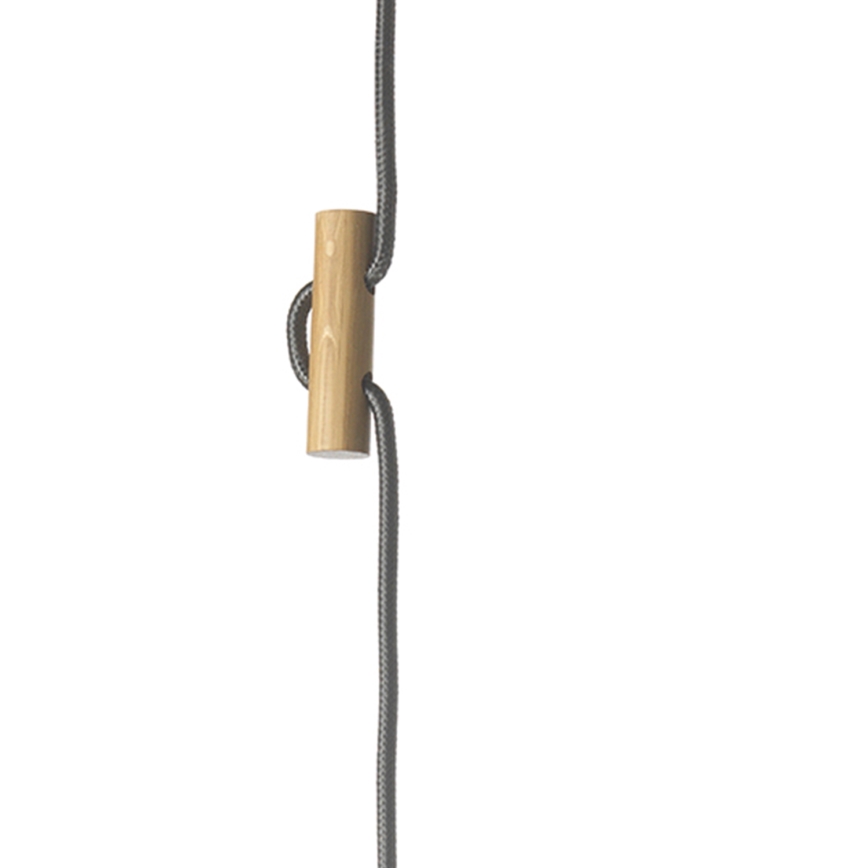 ONLI - Luster na sajli OHANA 1xE27/22W/230V hrast