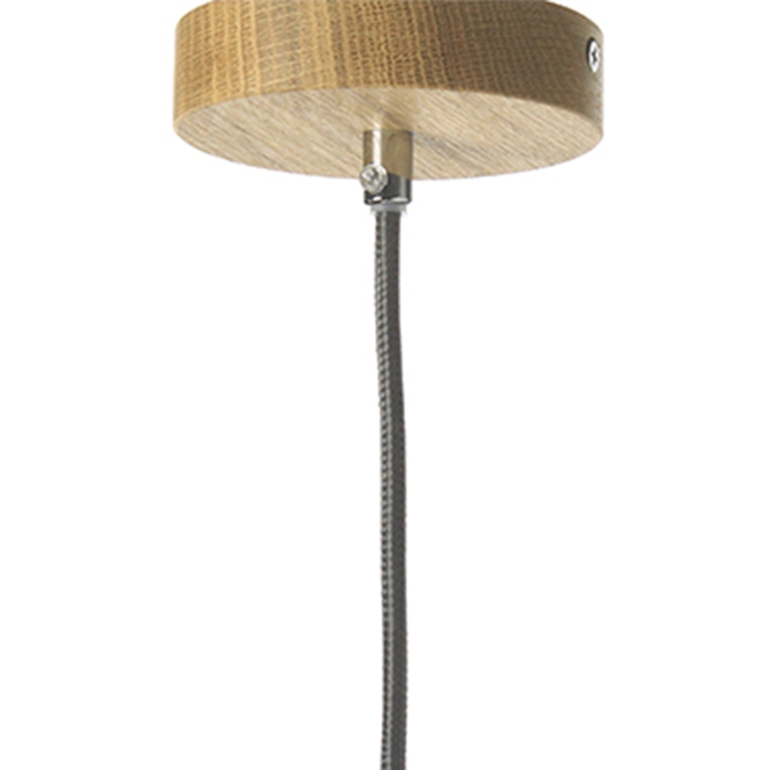 ONLI - Luster na sajli OHANA 1xE27/22W/230V hrast