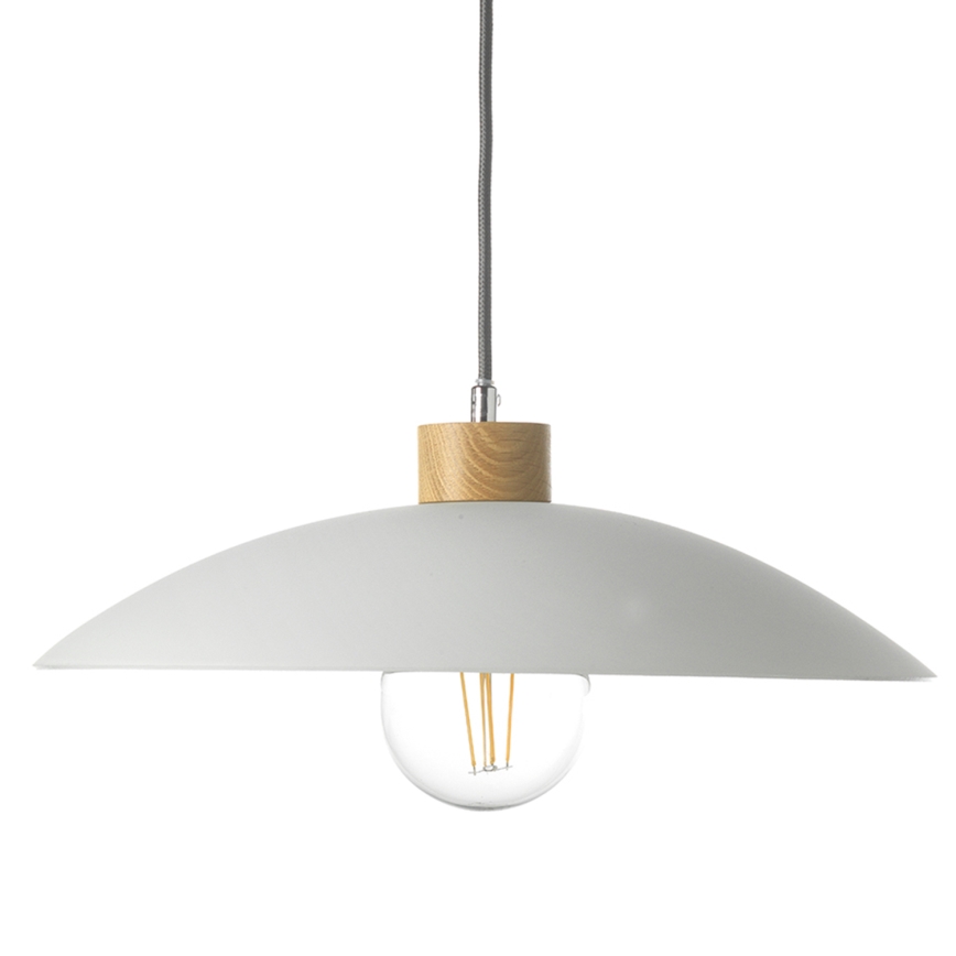 ONLI - Luster na sajli OHANA 1xE27/22W/230V hrast