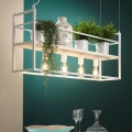 ONLI - Luster na sajli sa policom JEFFER 4xE27/22W/230V bela