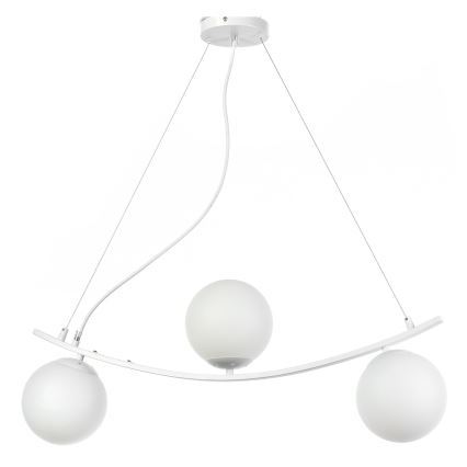 ONLI - Luster na sajli TRIO 3xE14/6W/230V bela