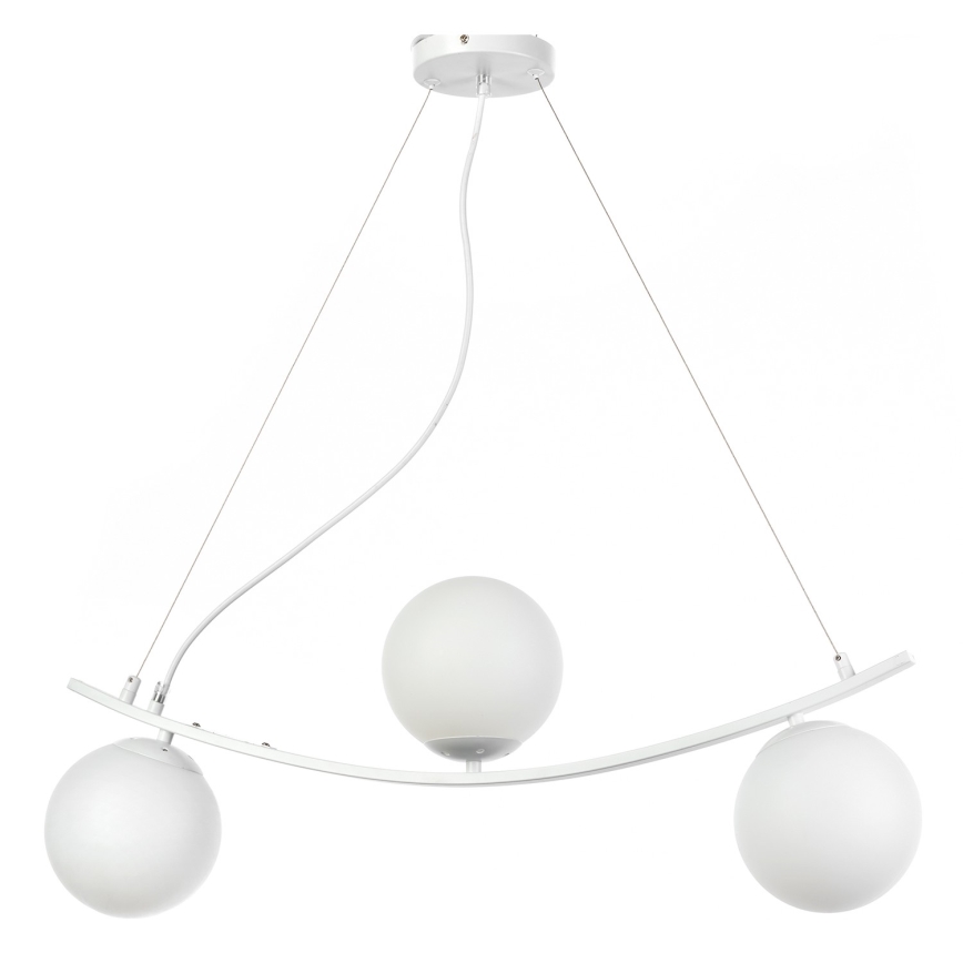 ONLI - Luster na sajli TRIO 3xE14/6W/230V bela