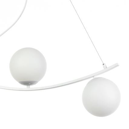 ONLI - Luster na sajli TRIO 3xE14/6W/230V bela