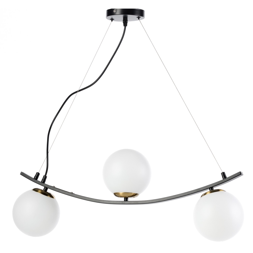 ONLI - Luster na sajli TRIO 3xE14/6W/230V crno