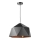 ONLI - Luster na sajli YONG 1xE27/22W/230V crno pr. 46 cm