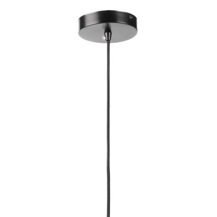 ONLI - Luster na sajli YONG 1xE27/22W/230V crno pr. 46 cm