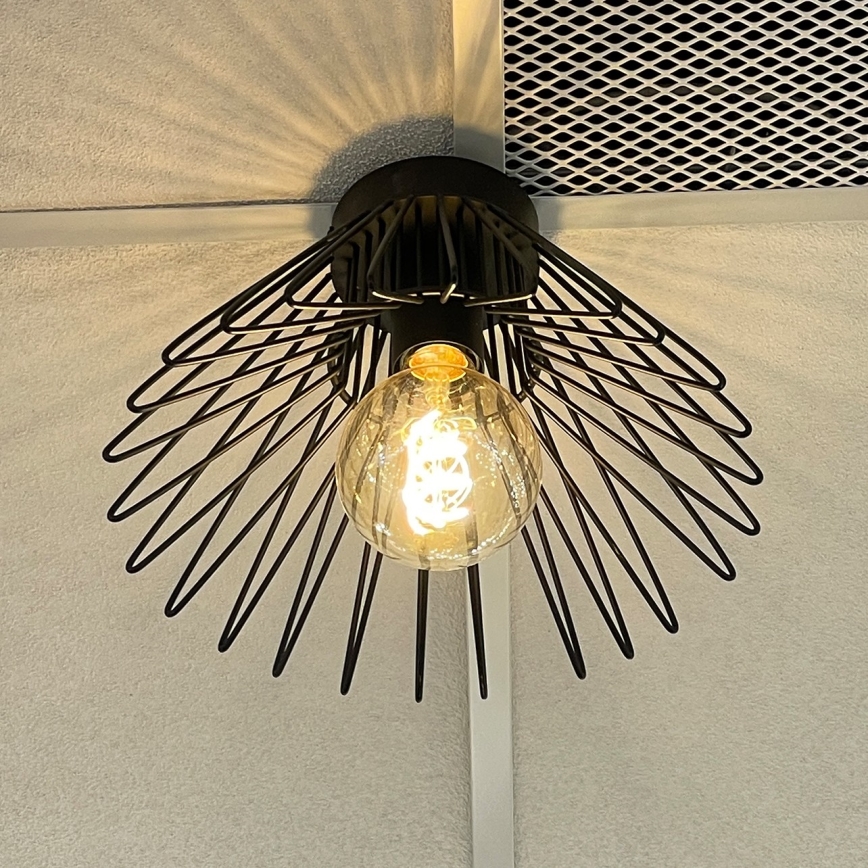 ONLI - Plafonjera DUCCIO 1xE27/22W/230V pr. 30 cm crno
