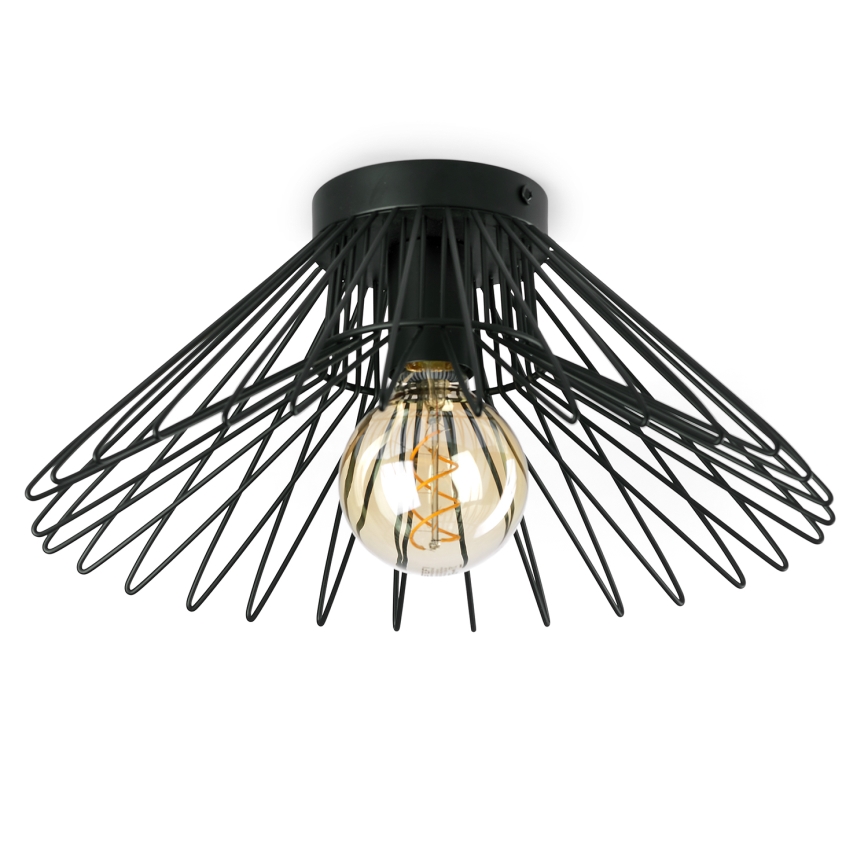 ONLI - Plafonjera DUCCIO 1xE27/22W/230V pr. 40 cm crno