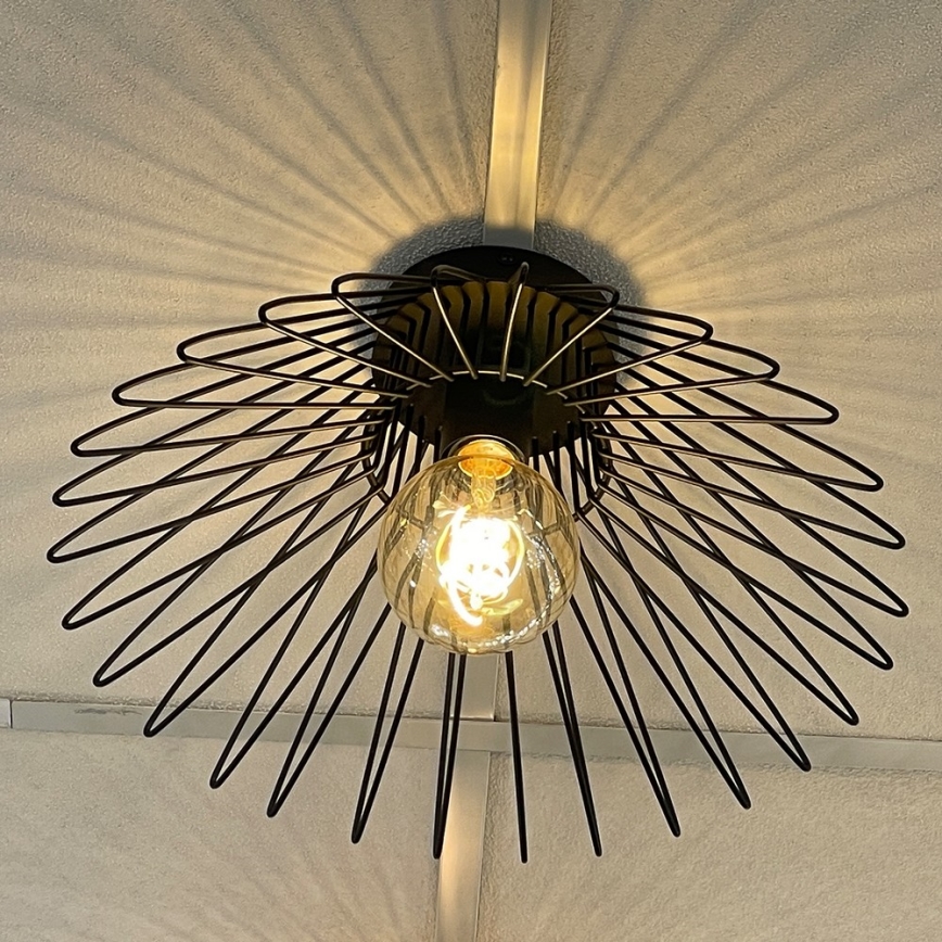 ONLI - Plafonjera DUCCIO 1xE27/22W/230V pr. 40 cm crno