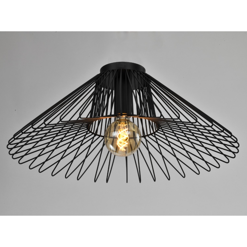 ONLI - Plafonjera DUCCIO 1xE27/22W/230V pr. 60 cm crno