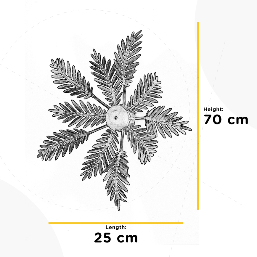 ONLI - Plafonjera FELCE 5xE14/6W/230V bronzana