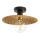 ONLI - Plafonjera GOLDEN 1xE27/22W/230V pr. 28 cm zlatna/crno