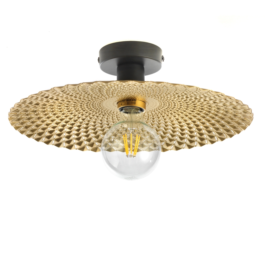 ONLI - Plafonjera GOLDEN 1xE27/22W/230V pr. 38 cm zlatna/crno