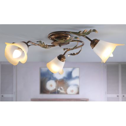 ONLI - Plafonjera QUERCIA 3xE14/6W/230V