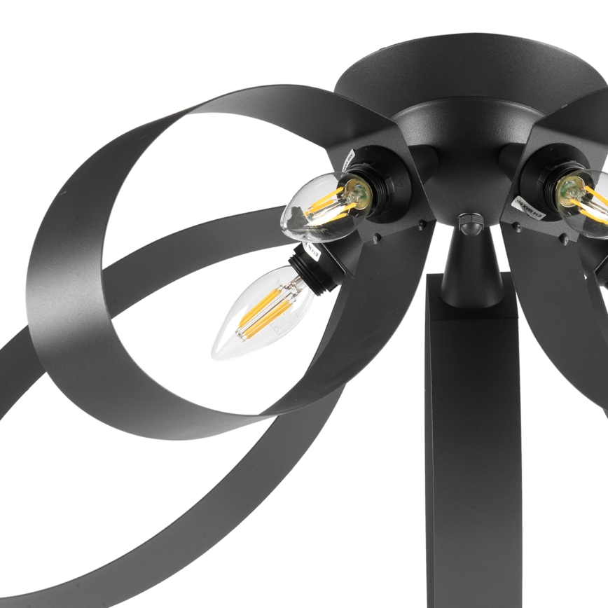 ONLI - Plafonjera SERENA 5xE14/6W/230V crno