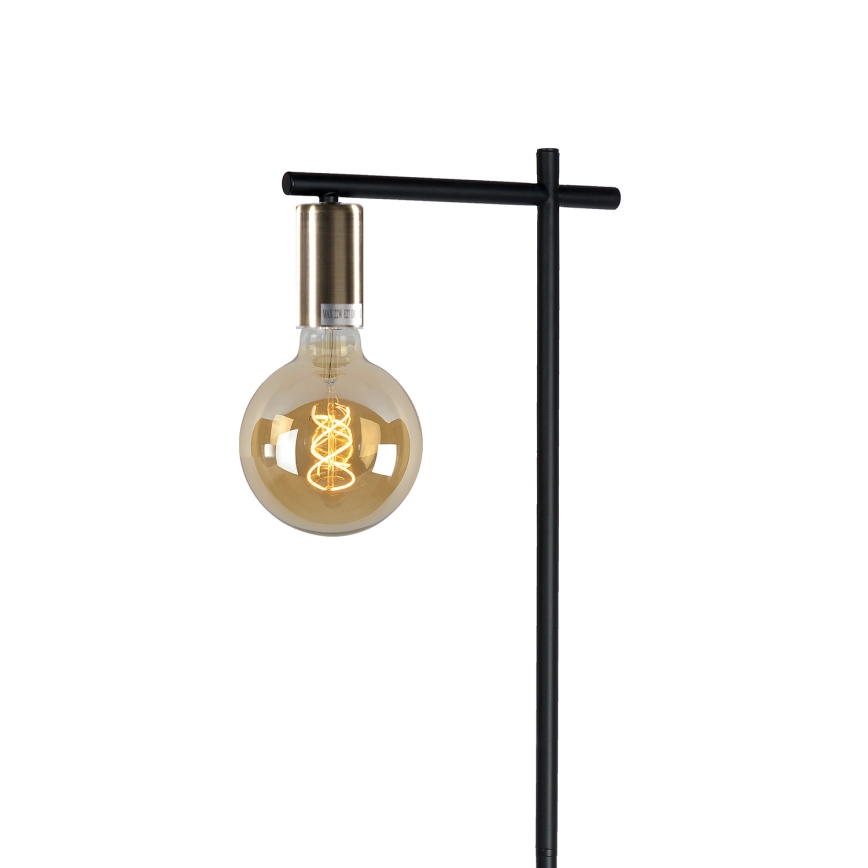 ONLI - Podna lampa CROSS 1xE27/22W/230V crno/mesing
