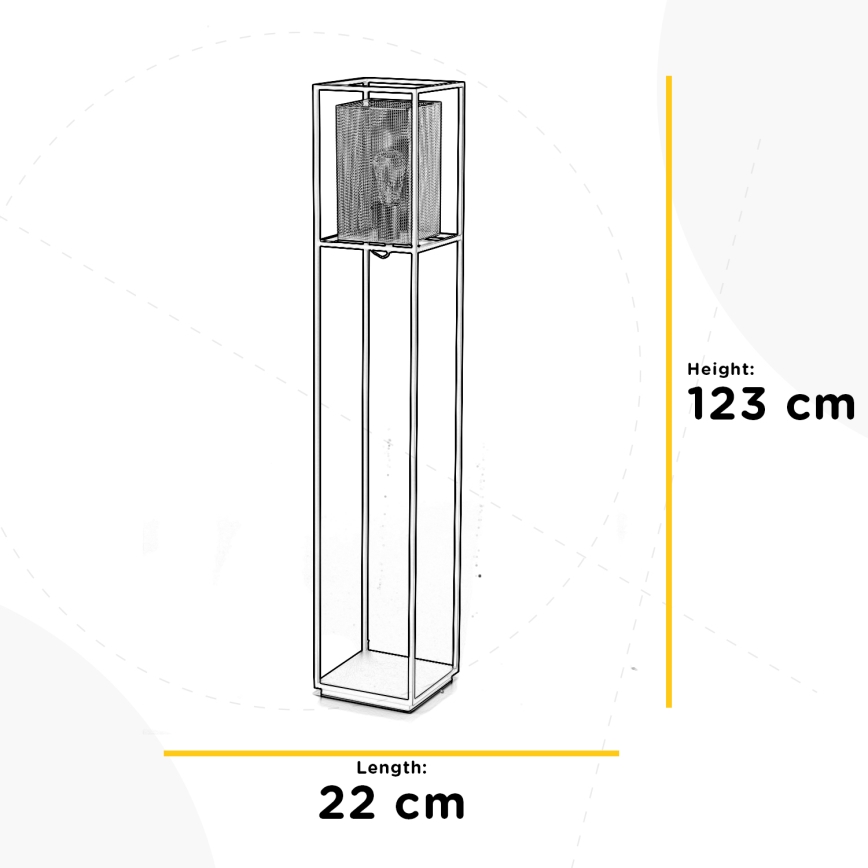 ONLI - Podna lampa MALIK 1xE27/22W/230V zlatna/crno