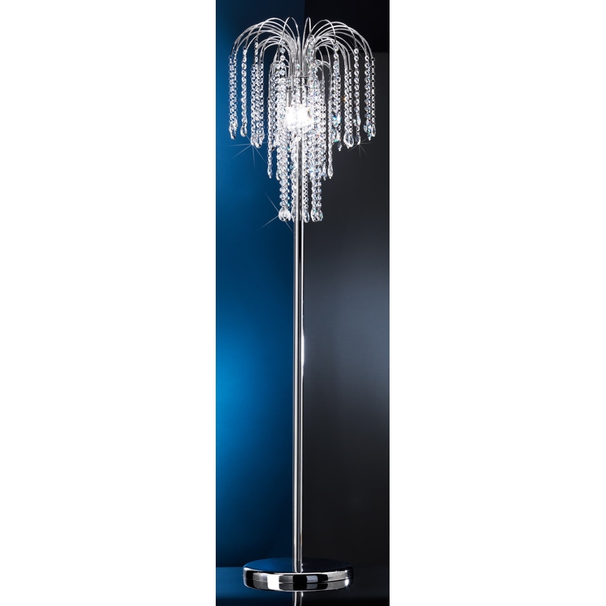 ONLI - Podna lampa PIOGGIA 3xE14/6W/230V sjajni krom