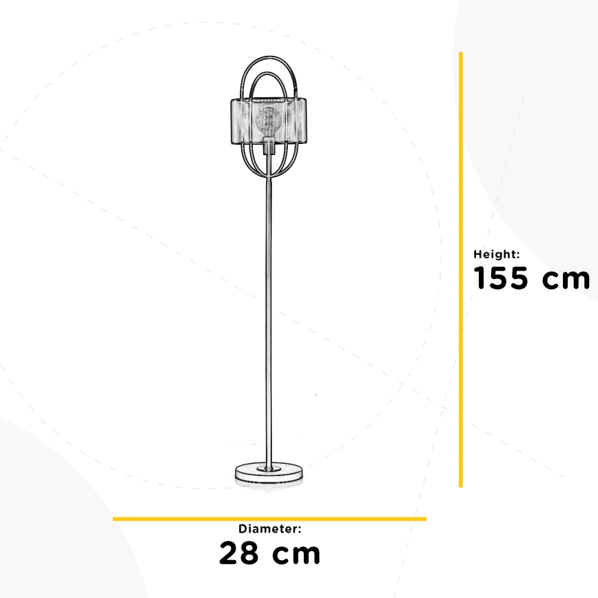 ONLI - Podna lampa QUOKKA 1xE27/22W/230V