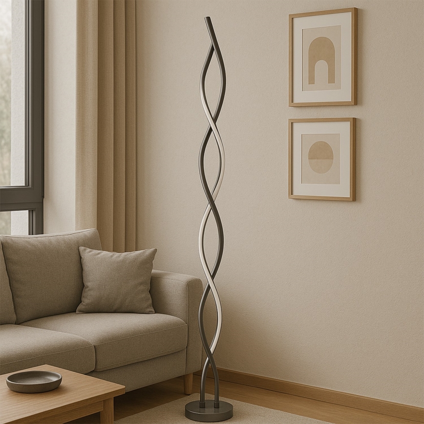 ONLI - Podna LED lampa DNA LED/24W/230V 4000K srebrno