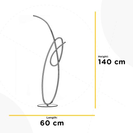 ONLI - Podna LED lampa SIGN LED/42W/230V 4000K zlatna