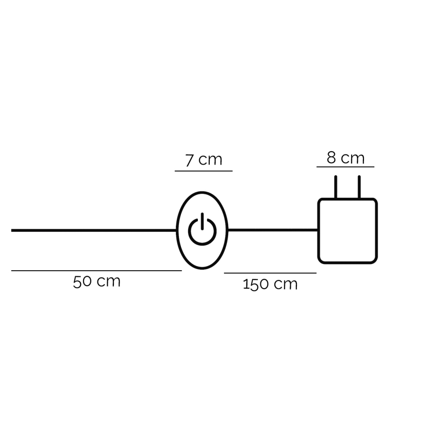 ONLI - Podna LED lampa TWIST LED/24W/230V 4000K crno