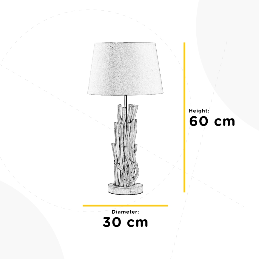 ONLI - Stona lampa AGAR 1xE27/22W/230V 60 cm