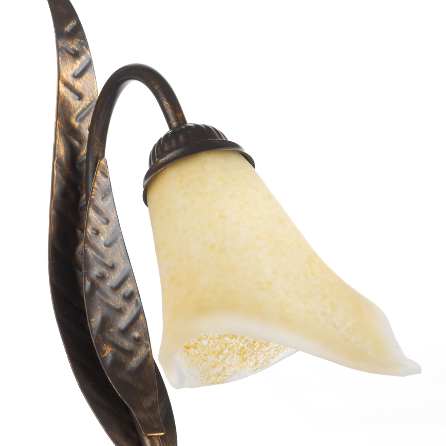 ONLI - Stona lampa ALGA 1xE14/6W/230V 38 cm bronzana