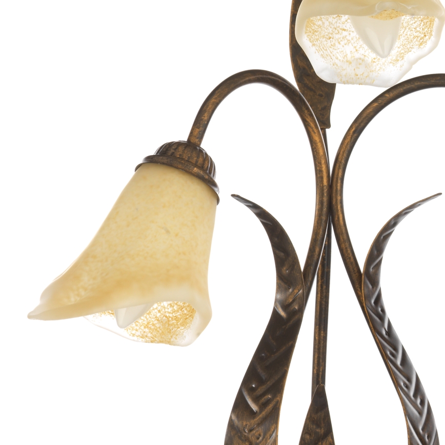 ONLI - Stona lampa ALGA 3xE14/6W/230V 61 cm bronzana